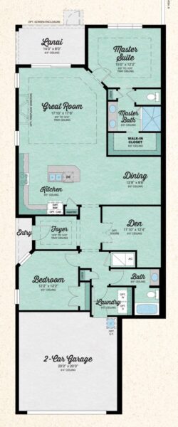 Caribbean Collection - Caicos Floorplan