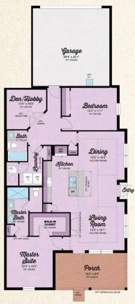 Conch Collection​ - Aloha Floorplan