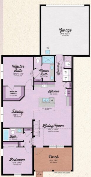 Conch Collection​ - Camellia Floorplan