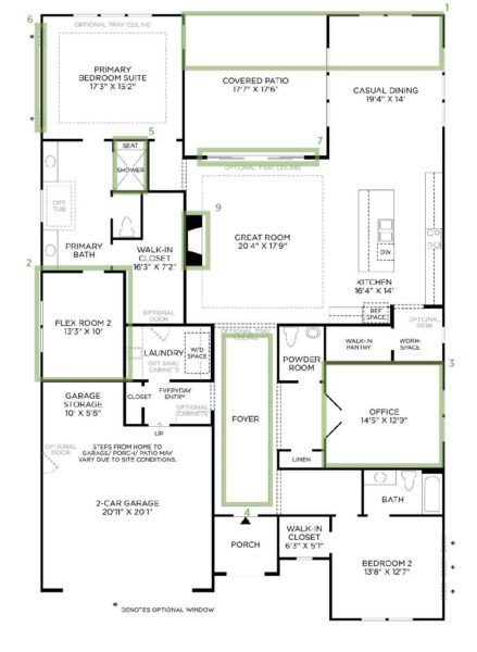 Lowcountry Collection - Longleaf Farmhouse Floorplan