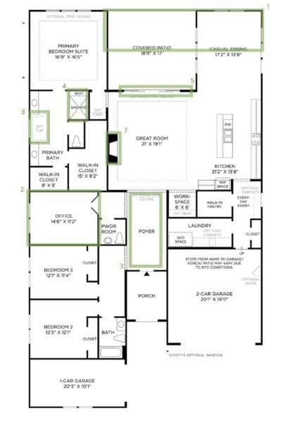 Lowcountry Collection - Saltmeadow Traditional Floorplan