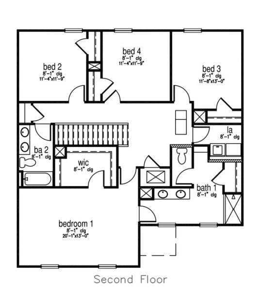 Single-Family Homes - Galen Floorplan 2F