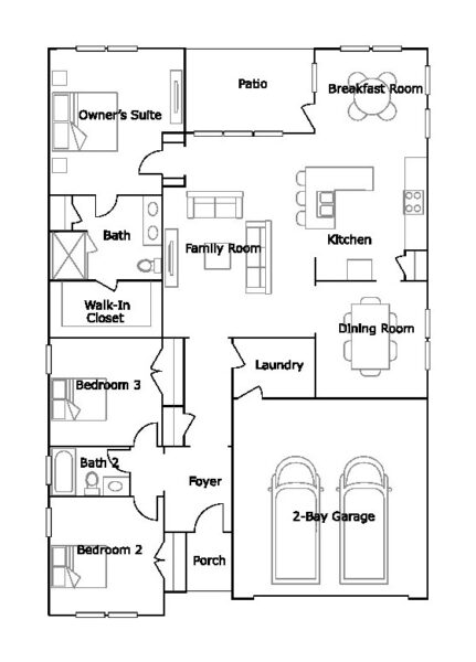 Single Family Homes - Litchfield II Floorplan