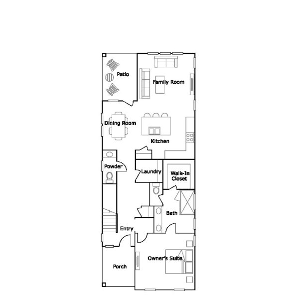 Single Family Homes - Rutledge Floorplan 1F