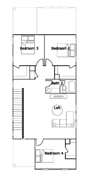 Single Family Homes - Rutledge Floorplan 2F