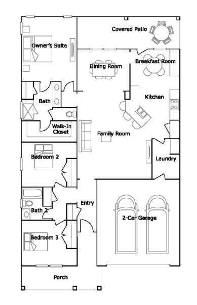 Single Family Homes - St Phillips Floorplan