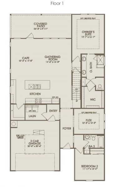 The Distinctive Series - Palmary Floorplan 1F