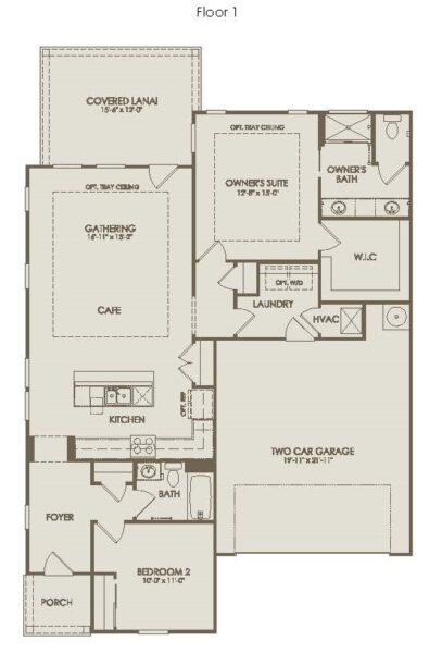 The Duets Series - Danbury Floorplan